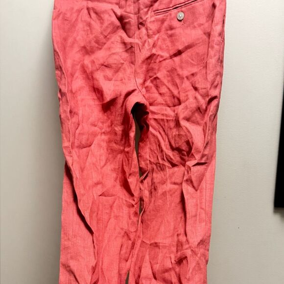 Lauren Ralph Lauren Straight Leg Linen Dress Pants Big Boys 18 R Hook & Bar - Picture 3 of 7